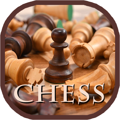 Um tabuleiro de xadrez com o nome do time de xadrez nele