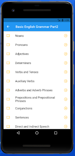 Basic English Grammar Screen 2