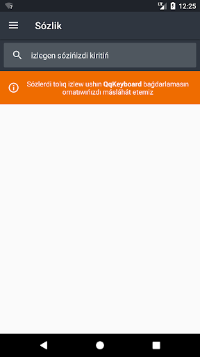 Android application Sózlik screenshort