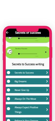 Secrets of Success Screen 3