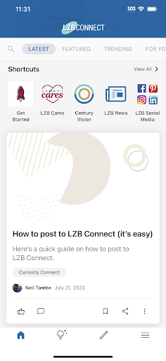 Android application LZB Connect screenshort