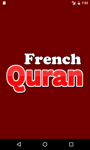 Android application French Quran screenshort