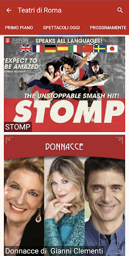 Android application Teatri di Roma screenshort