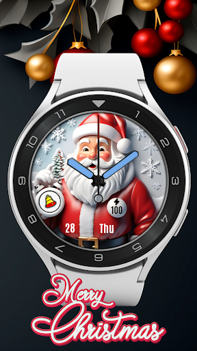 Merry Christmas Watch Face Screenshot 1 - AppWisp.com