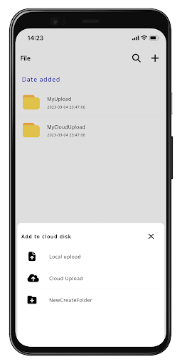 Android application NightCloud - Cheap Cloud Disk screenshort