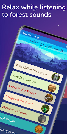 Android application Relaxing Forest Sounds screenshort