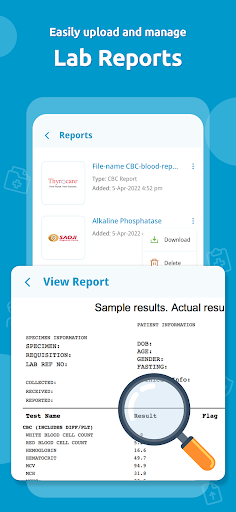 HemeHealth – Medical Records Screen 3