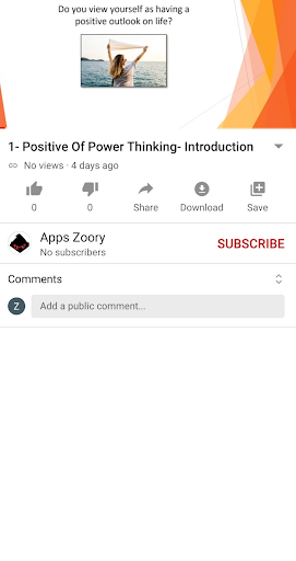 The Power Of Positive Thinking