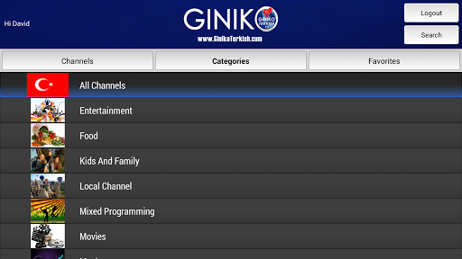GinikoTurkish TV for AndroidTV