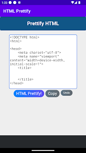 HTML Prettify - Prettifier