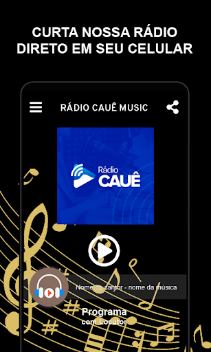 Android application RÁDIO CAUÊ MUSIC screenshort