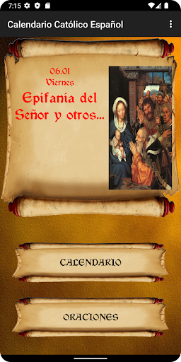 Android application Calendario Católico screenshort
