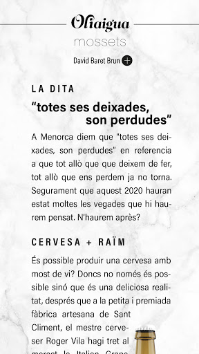 Android application Revista Oliaigua screenshort