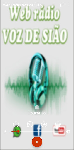 Android application Web Rádio Voz de Sião screenshort