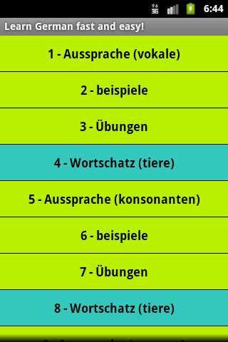 Learn German fast and easy