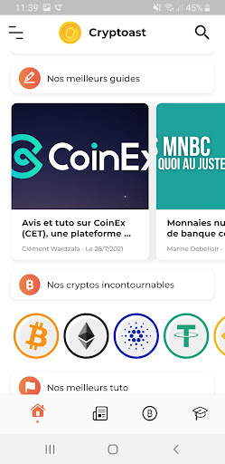 Cryptoast Screen 2