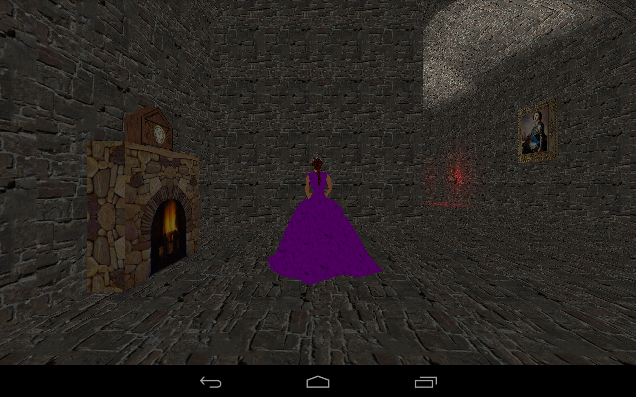 Android application Princess in maze of castle. screenshort
