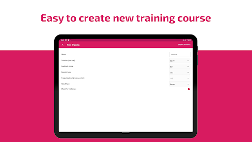 CorPatch® Trainer Screen 3