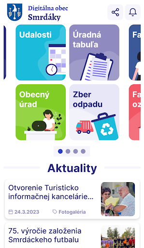 Android application Smrdáky screenshort