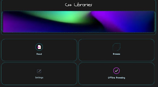Screenshot of C++ Libraries and Compiler