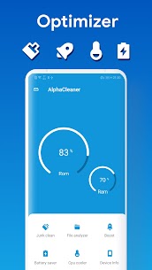 Alpha Cleaner MOD APK- Phone Booster (Pro Feature Unlock) 1