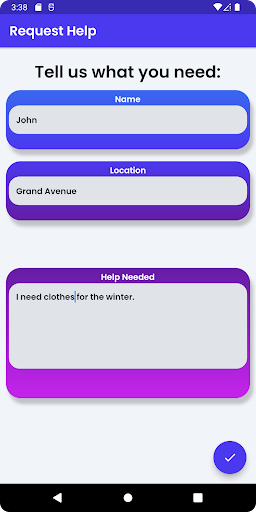 AssistMe! - Kiosk Screen 3