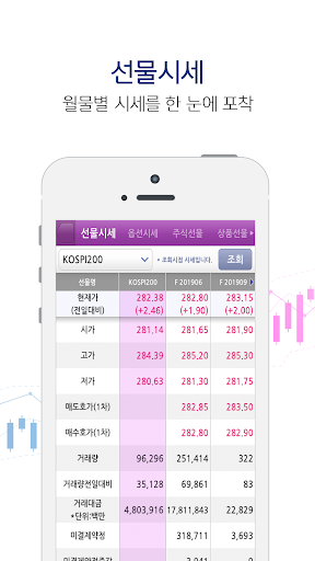 Android application 키움증권 영웅문SF 국내선물/옵션,야간선물/옵션,금현물 screenshort