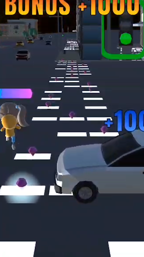 Jump well while avoiding cars! Screen 2