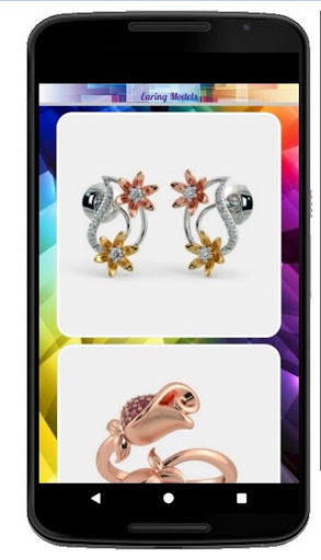 Android application Earring Model screenshort