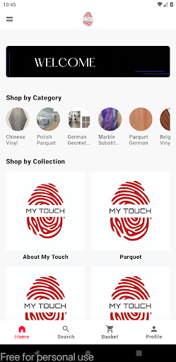 Android application My Touch screenshort