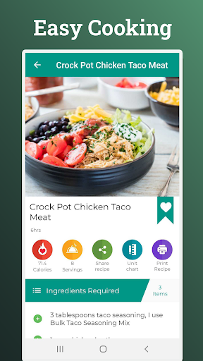 Recipe book : Healthy recipes Screen 2
