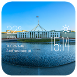 Canberra Weather Widget/Clock icon