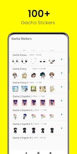 Gacha Stickers to chat with friends Apk Download 1