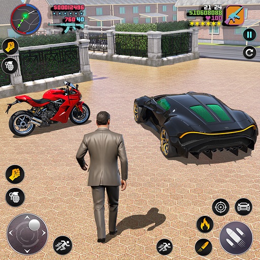 Gangster Thug Crime Auto City logo
