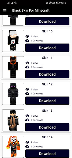 Black Skin for Minecraft