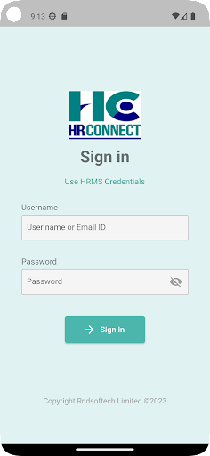 HRConnect Screen 3