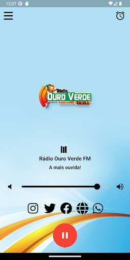 Android application Rádio Ouro Verde FM 101.3 screenshort