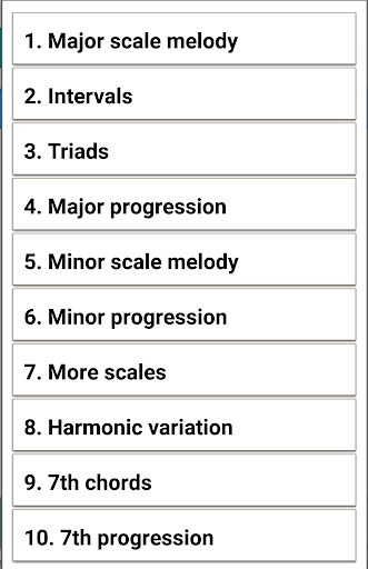 Relative Pitch Trainer Screen 3