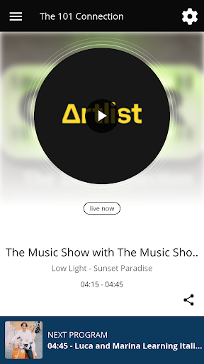 Android application The 101 Connection screenshort