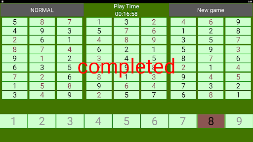 simple sudoku Screen 3