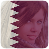 Qatar Flag Profile Picture icon