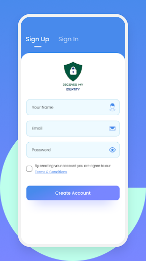 Recover My Id Screen 2