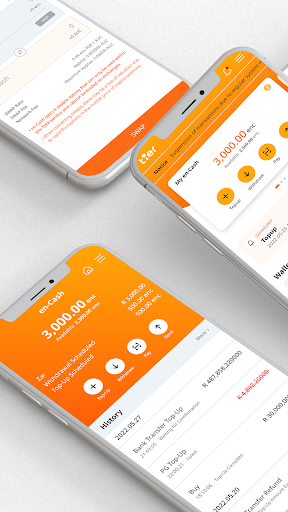 Android application TIER en-Cash screenshort
