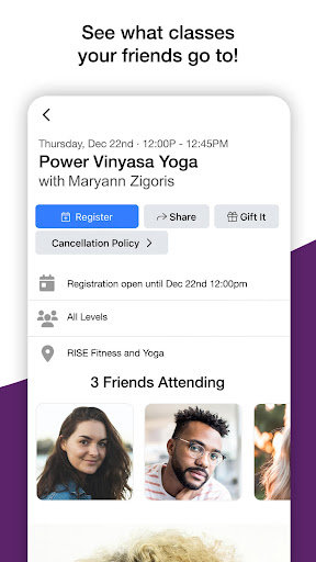 RISE Fitness & Yoga Screen 3