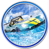 Water Racing Car Floating Surfer Driving Simulator icon