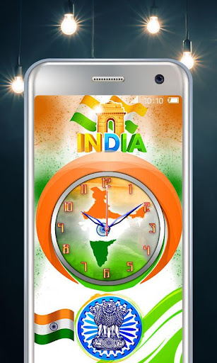 Android application India Clock screenshort