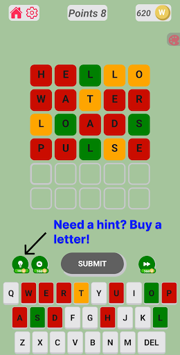 Wordlle: Multiplayer Screen 2