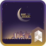 Starry City GIF icon theme icon