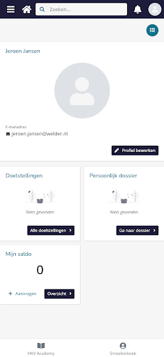 Android application Mijn HKV screenshort