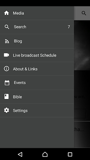 Android application Living Hope Mennonite Church screenshort